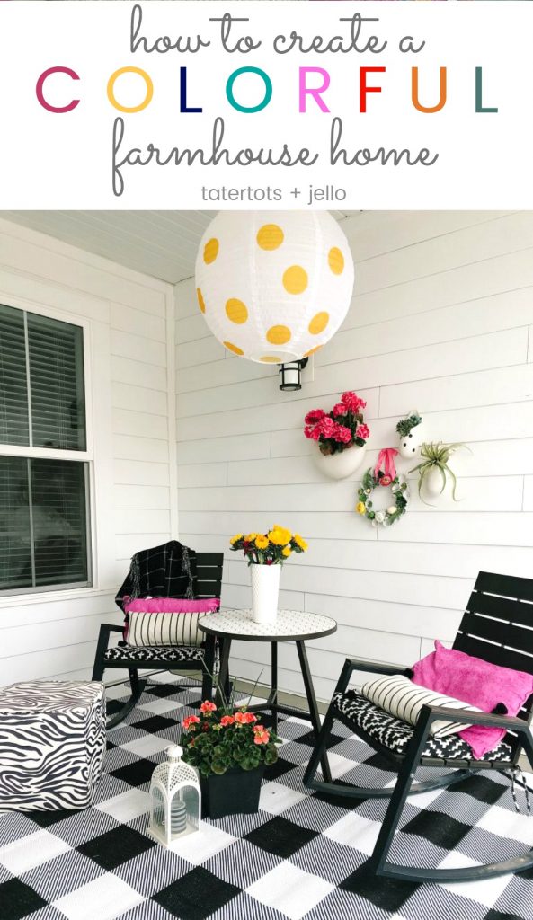 Easy Ways to Bring Color into Your Home for Summer! Bring Color into your home with these simple Farmhouse/Cottage DIY project ideas! 