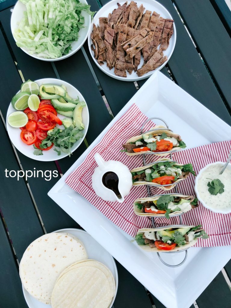 Tangy Sweet Steak Street Tacos with Avocado Cilantro Crema. Combine the sweetness of honey with tangy steak and a creamy Mexican sour cream crema avocado cilantro sauce in these delicious street tacos.