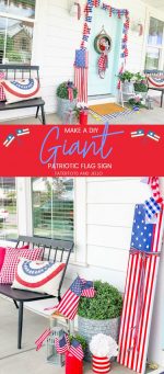 Make a GIANT Patriotic Flag Sign!