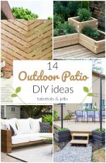 14 Outdoor Patio DIY Ideas!