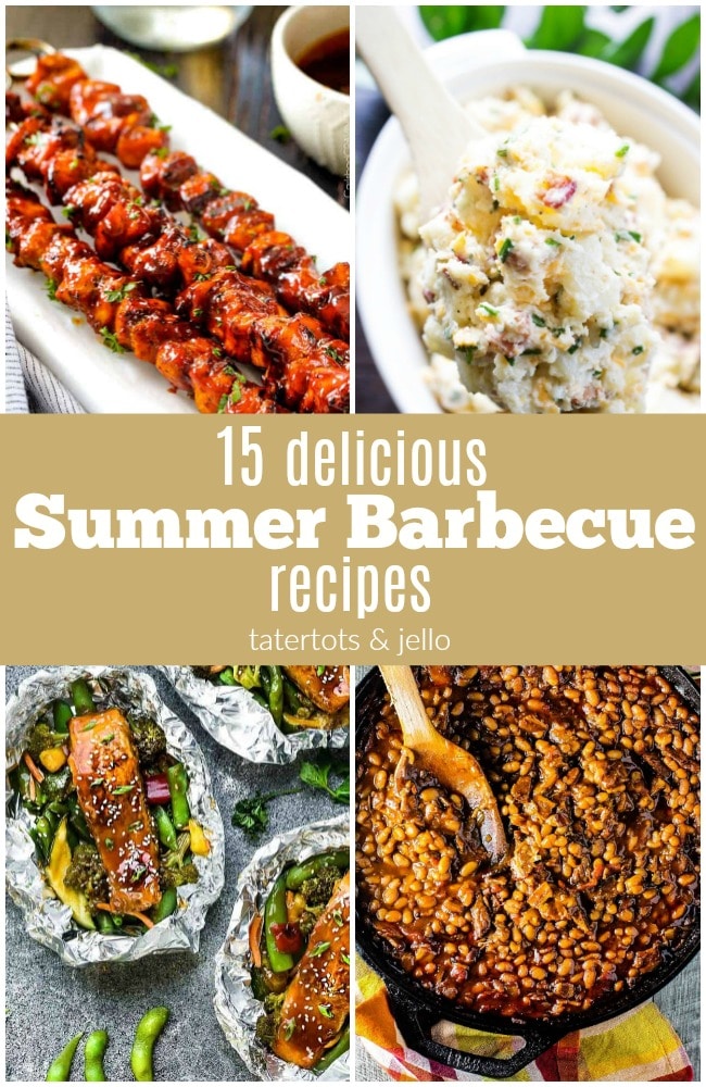 15 Delicious summer barbecue recipes! Summer is my favorite season as well as barbecue season! Here are some amazing BBQ recipes to serve this summer! 
