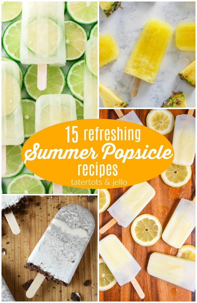 15 Refreshing Summer Popsicle Recipes! Popsicles are the perfect treat in this warm summer heat, and they're so easy to make!