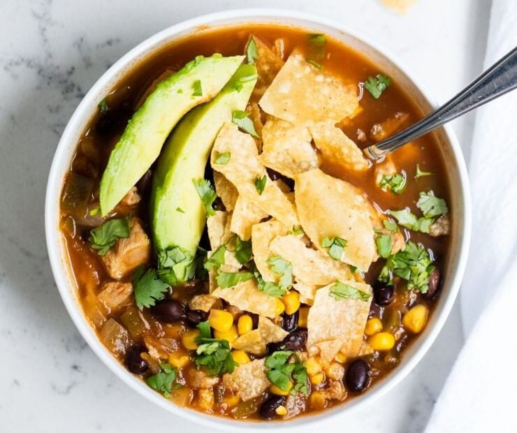Easy Chicken Tortilla Soup @ I Heart Naptime