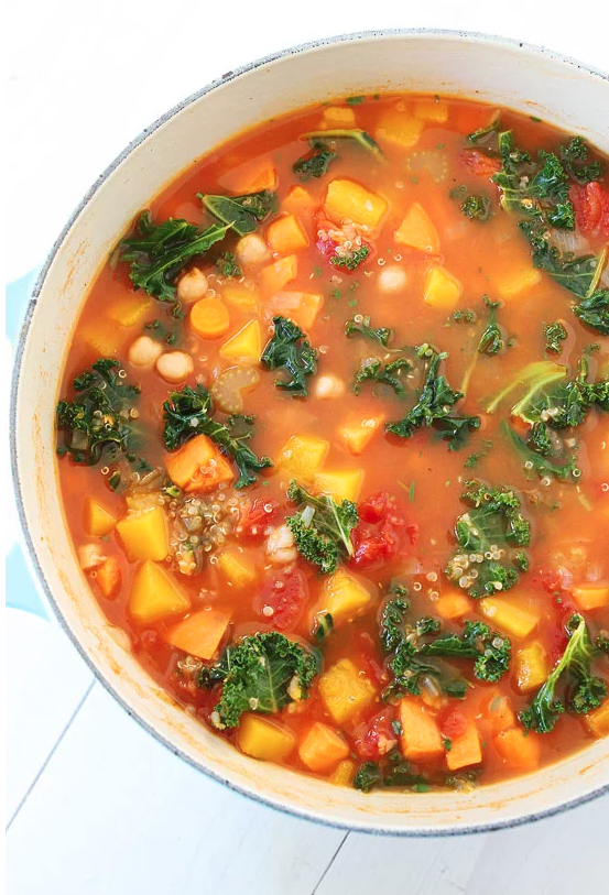 Fall Vegetable Quinoa Soup @ Two Peas & Their Pod