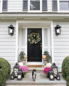 12 Black & White Fall Porch Ideas! - Tatertots and Jello