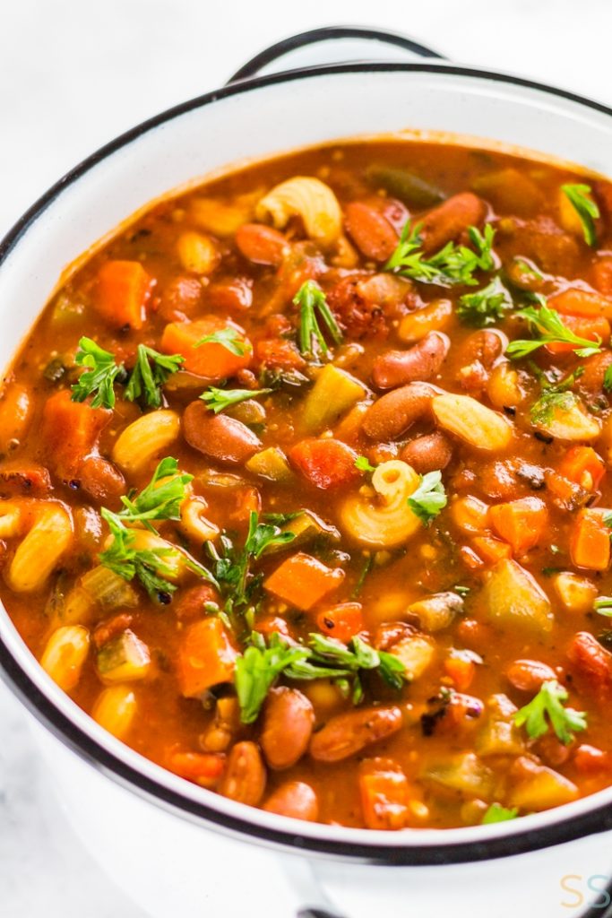 Minestrone Soup Recipe @ Savor + Savvy