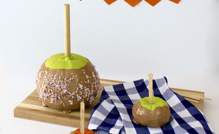 No Carve Caramel Apple Pumpkin @ Craft + Tell