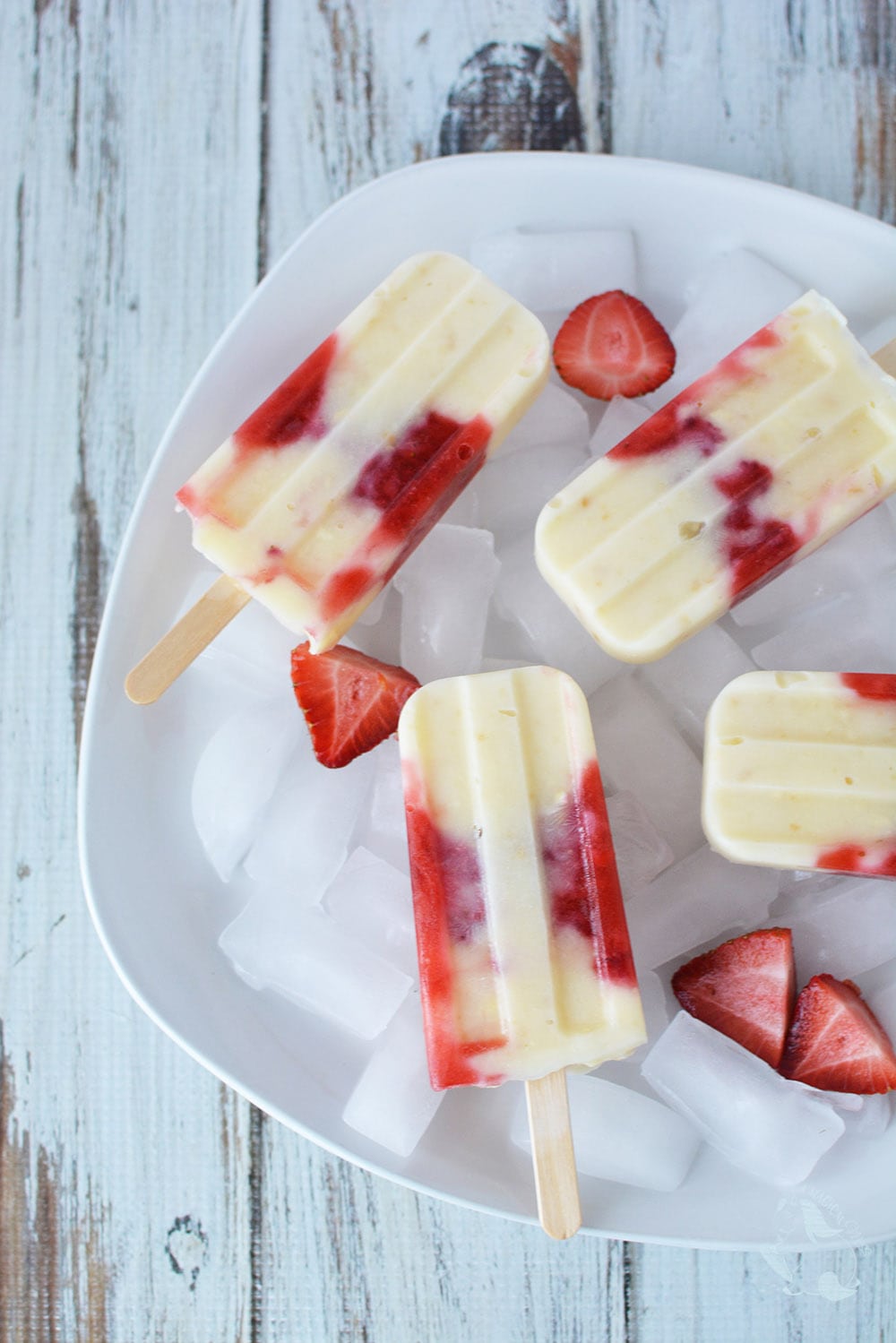 Strawberry Cheesecake Popsicles @ A Magical Mess