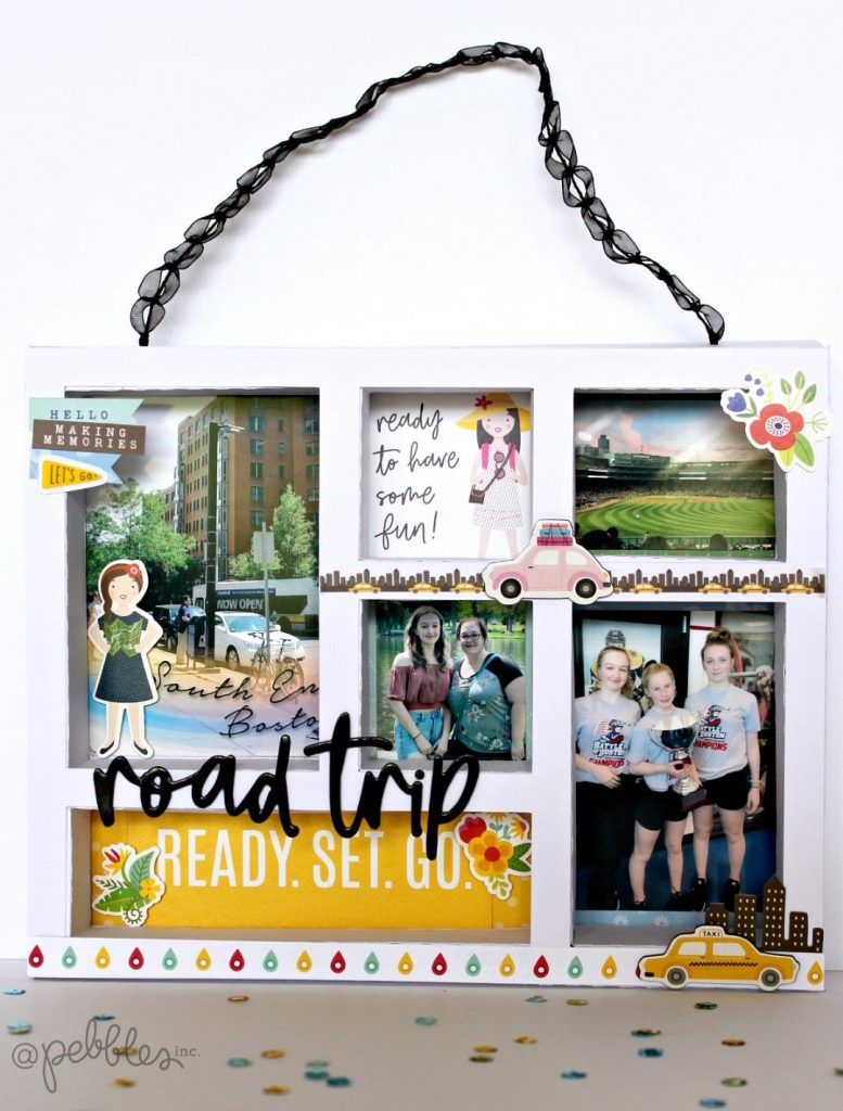 How to Make a Shadow Box Photo Travel Frame. Going on a big trip this summer? Display those special moments in your home by creating a ShadowBox Photo Travel Frame! 