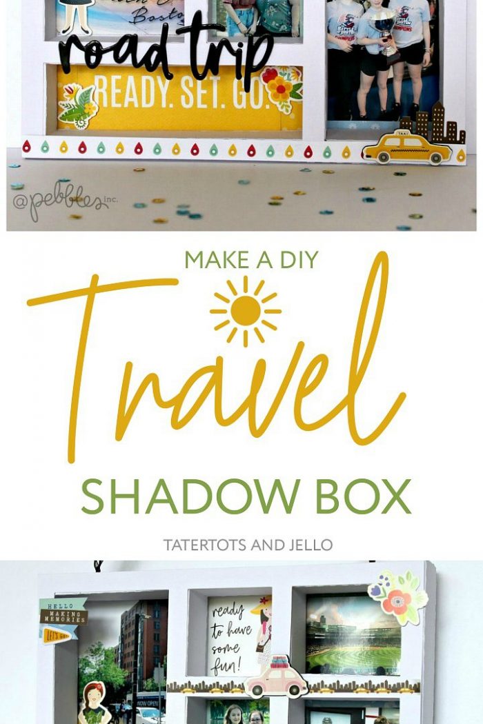 How to Make a Travel Shadow Box Photo Frame!