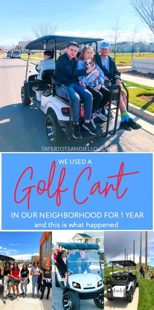 We Were Able to Use an E-Z-GO Golf Cart in our Neighborhood for 1 Year and this is what happened!