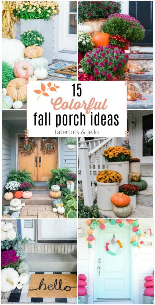 15 Bright and Colorful Fall Porch Ideas to try this Autumn!