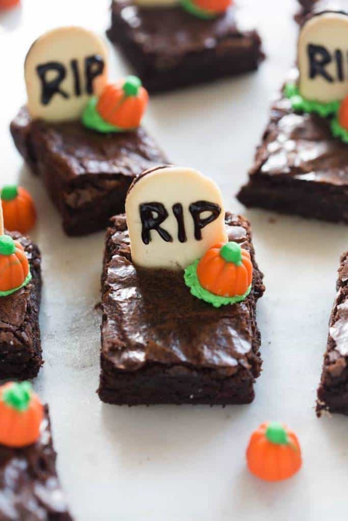 Halloween Graveyard Brownies @ Tastes Better From Scratch
