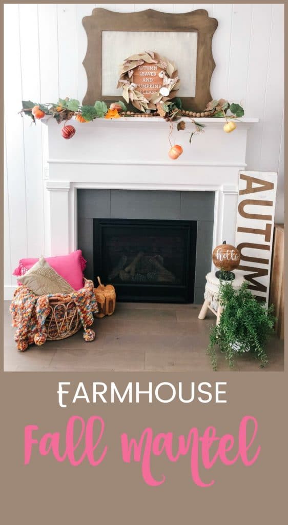 How to create a fall mantel two ways! Take some of your favorite fall items and use them in new ways to change up your fall mantel each year!﻿