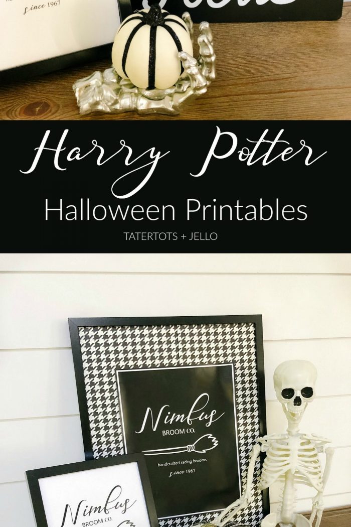 Harry Potter Nimbus Broom Free Halloween Printables