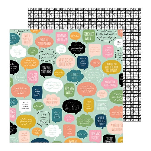 Jen Hadfield This is Family Scrapbook paper 