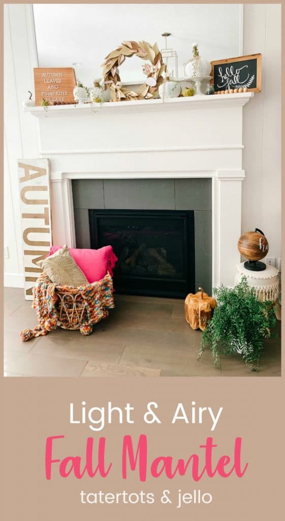 How to create a fall mantel two ways! Take some of your favorite fall items and use them in new ways to change up your fall mantel each year!﻿