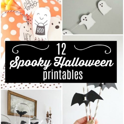 12 Spooky Halloween Printables! Halloween is nearly here! Printables are an easy and effective last minute decor idea, and perfect for parties!