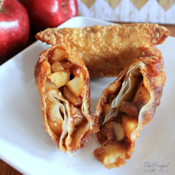 Easy Apple Pie Egg Rolls @ The Frugal Navy Wife