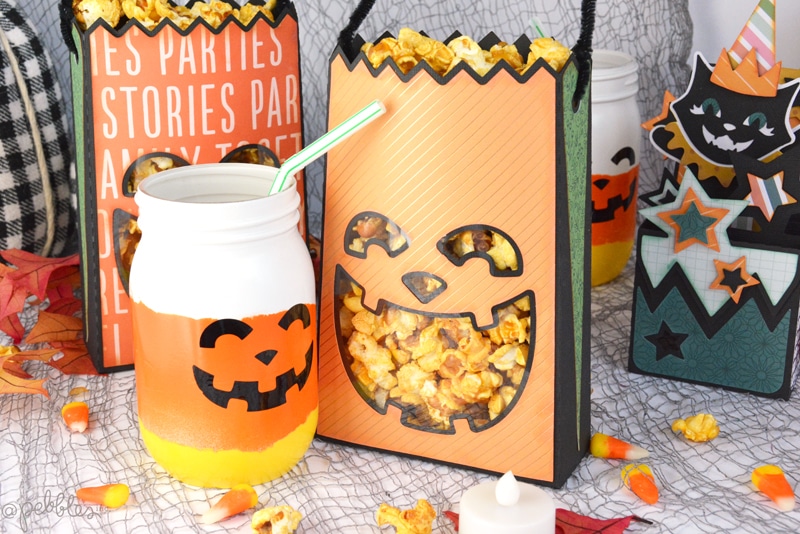 Halloween Pumpkin Paper Party Bags. Turn sheet of paper into festive pumpkin-shaped Halloween party bags and fill them with treats! 