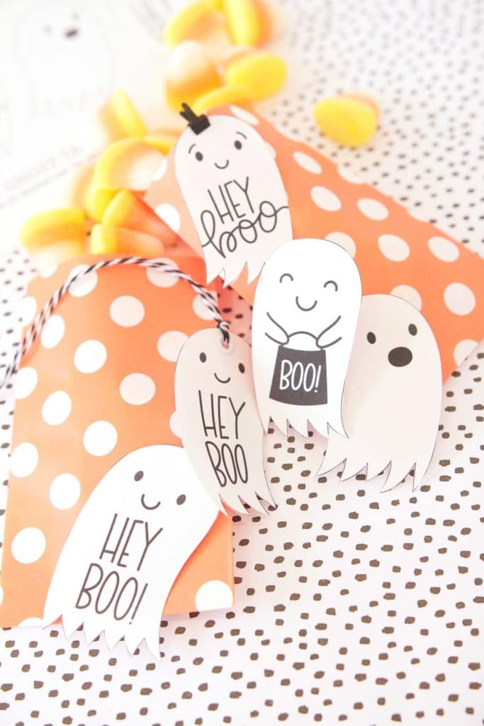 Hey Boo Halloween Tag Printables @ Damask Love