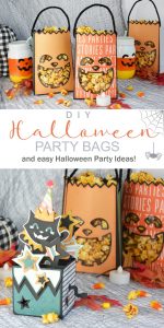 DIY Halloween Pumpkin Paper Party Bags