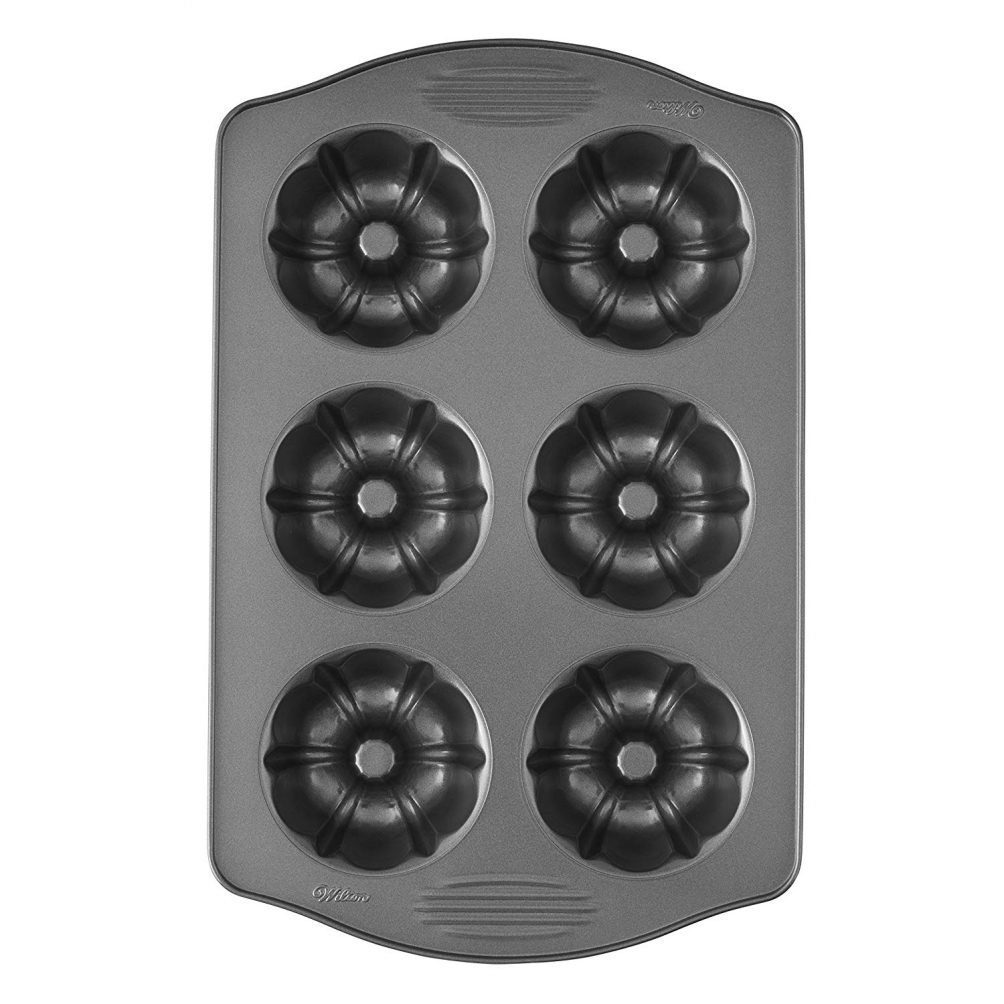 Wilton 12-Cup Silicone Mini Muffin Pan - Crazy Gray Ghost