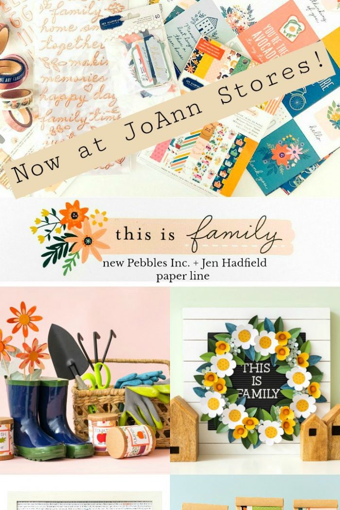 My new paper line, This is Family, now at JoAnn Stores!