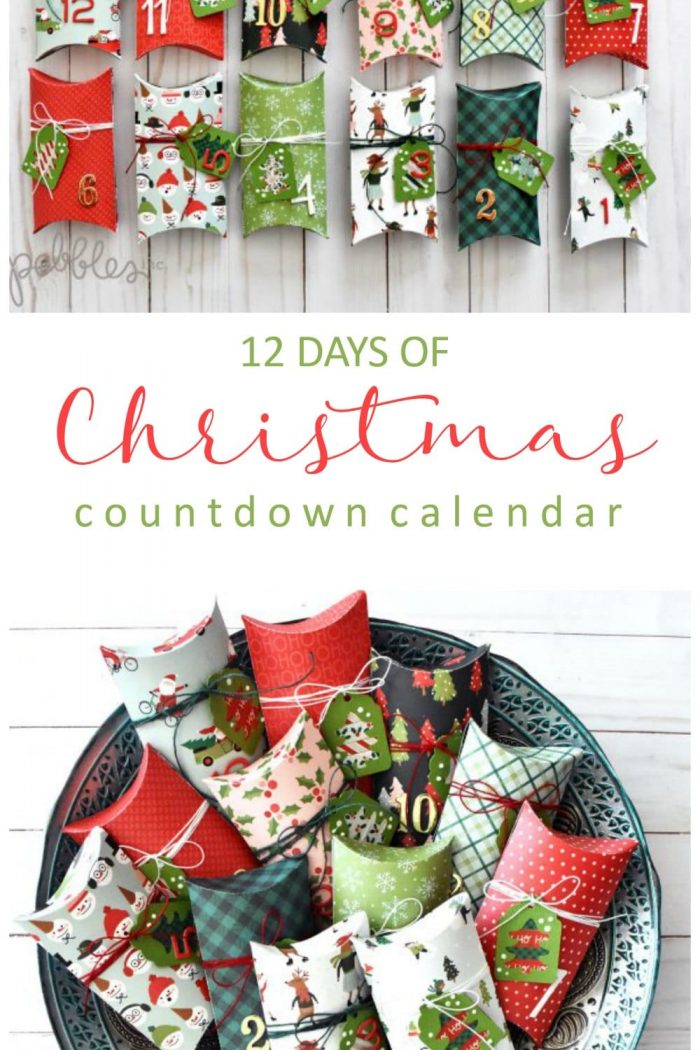 12 Days of Christmas Paper Countdown Calendar