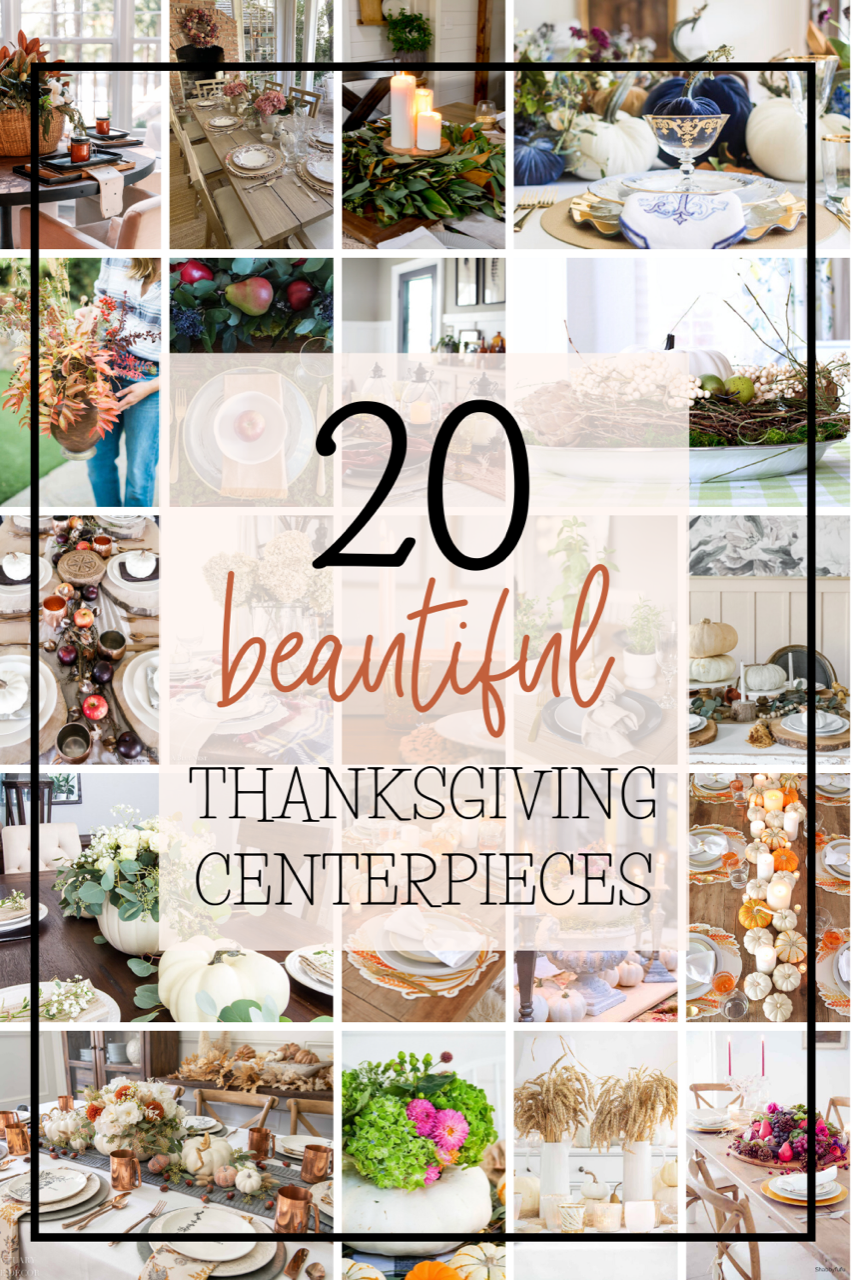 20 beautiful Thanksgiving Centerpiece ideas 