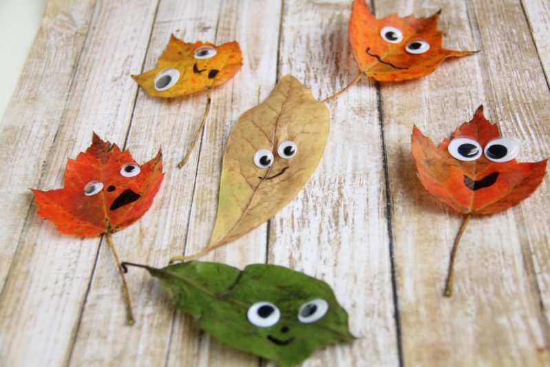 Cute Leaf People Fall Craft for Kids @ Hands On As We Grow