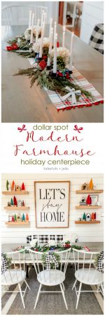 Dollar Spot Modern Farmhouse Holiday Centerpiece