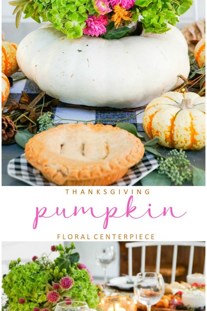 How to Make a Live Pumpkin Floral Centerpiece