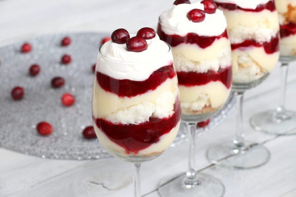 Weight Watchers Cranberry Vanilla Mini Trifles - 7 SmartPoints @ The Holy Mess