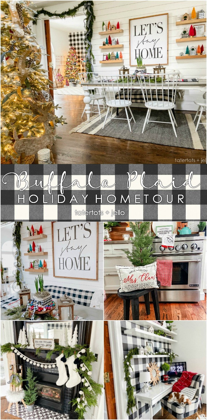 buffalo plaid holiday home tour tatertots and jello