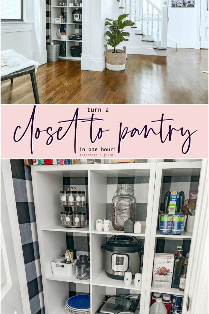 Turn a Closet into a Pantry