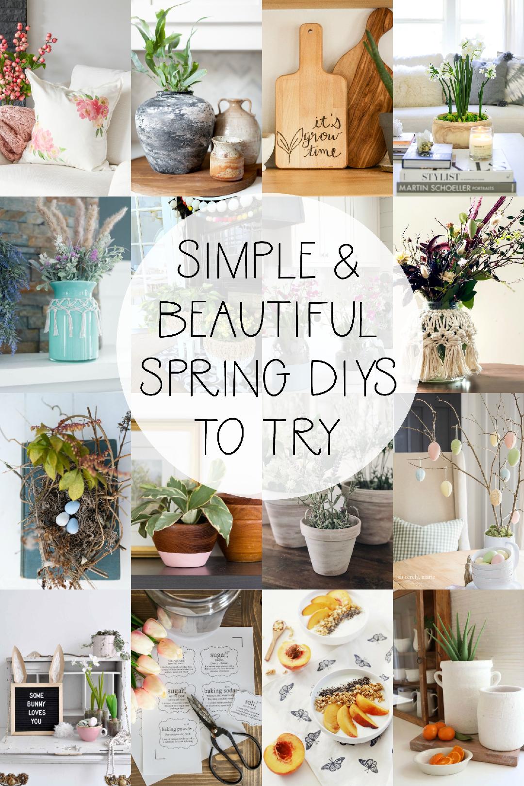 16 easy Spring DIY projects to make! 