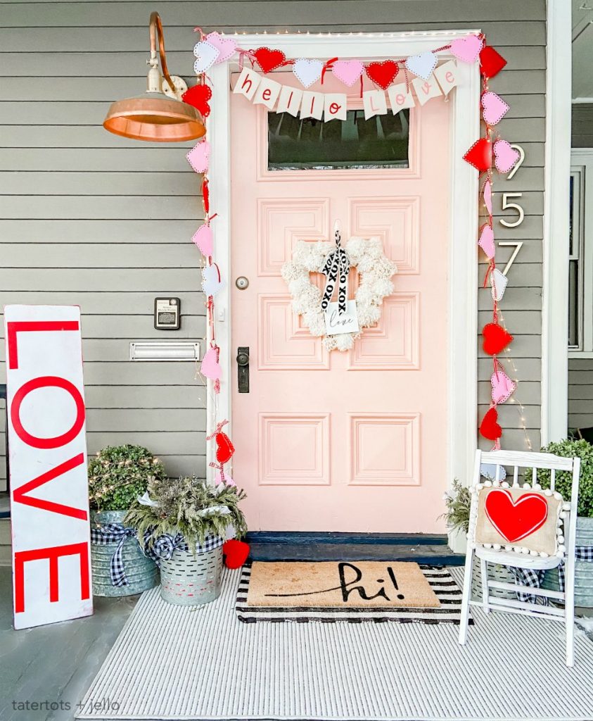 5 Ways To Create A Pink And Red Valentines Day Porch