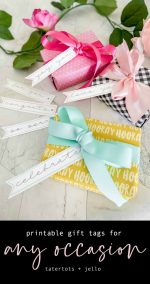 Simple All-Occasion Printable Gift Tags