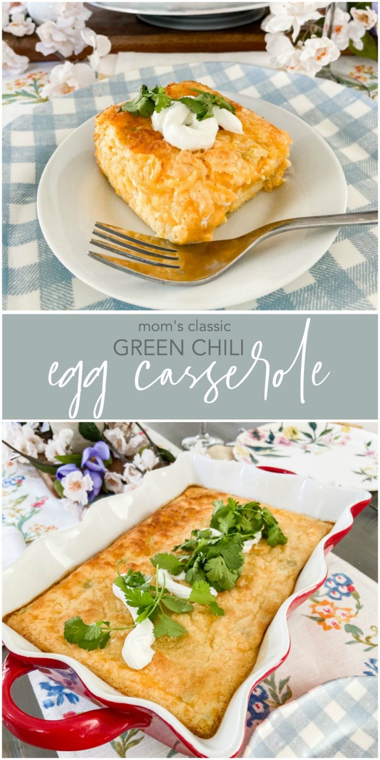 Classic Green Chili Egg Casserole