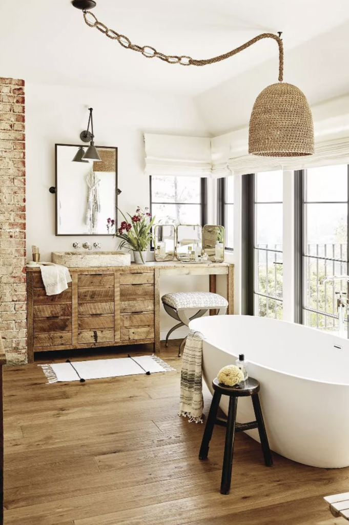 20 Modern Farmhouse and Cottage Bathroom Tile Ideas!