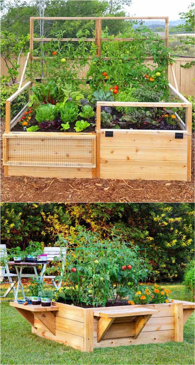 How to Make a SImple Garden Planter Box - raised bed garden!