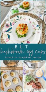 BLT Hashbrown Egg Cups