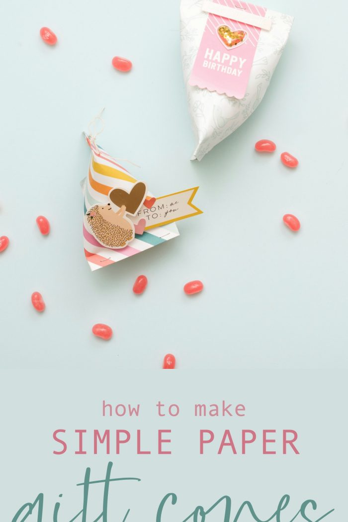 How to Make Simple Paper Gift Cones