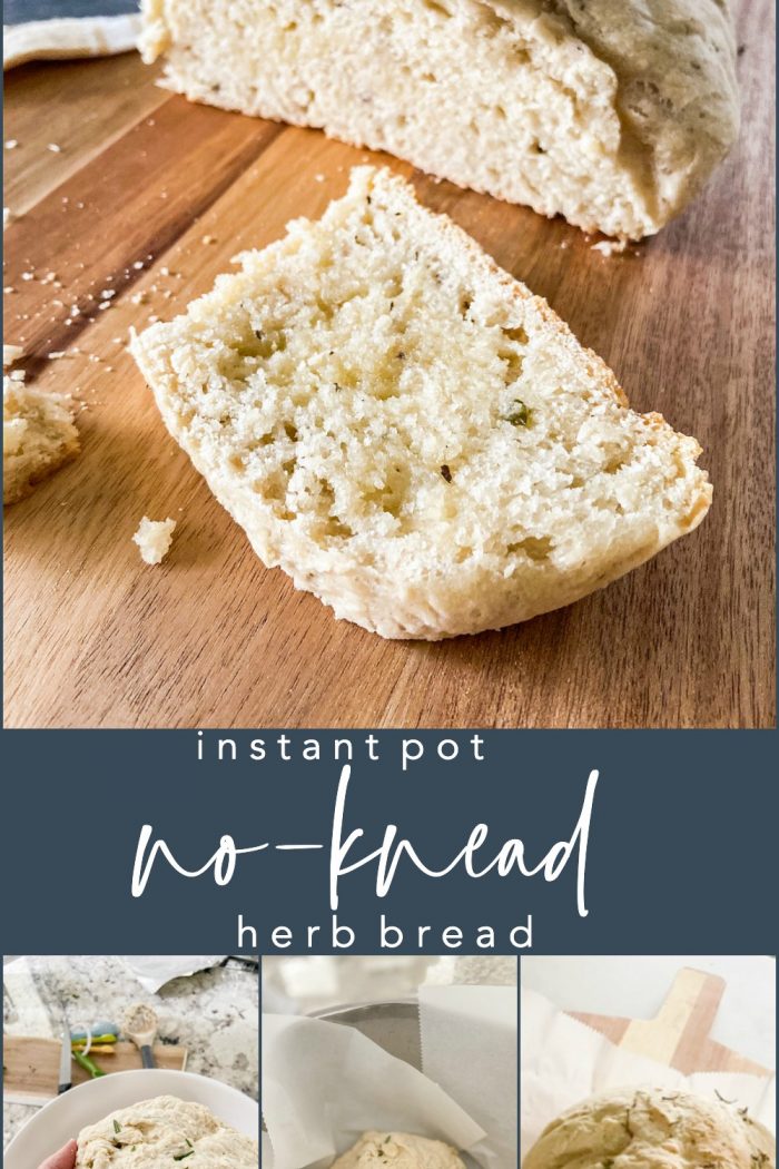Instant Pot No-Knead Herb Bread