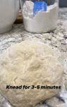 knead bread for 3-5 minutes