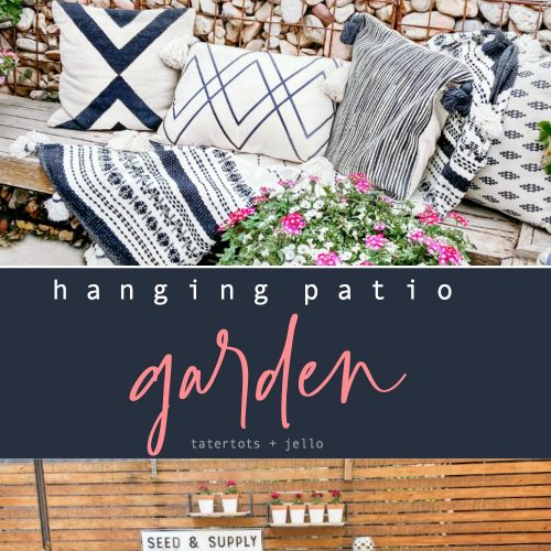 DIY Hanging Patio Herb Garden