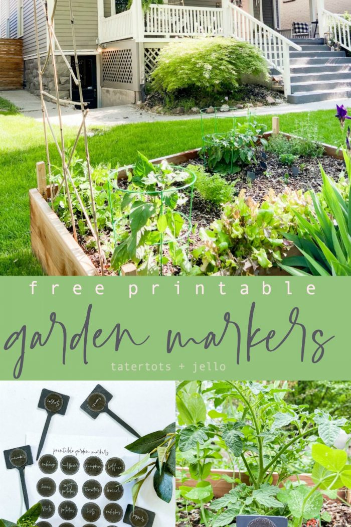 Printable Garden Plant Markers