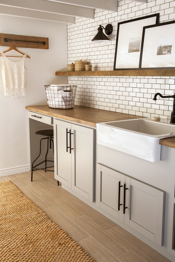 7 Genius Ways to Bring Storage into a Small Laundry Room! Pack a lot of style and storage into a small space with these inspiring laundry room storage ideas.