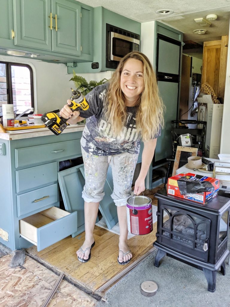 All Things with Purpose blog. RV makeovers.